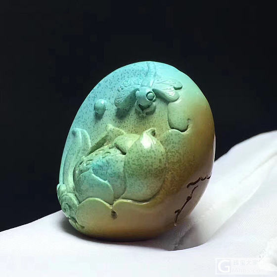绿松雕件_松石