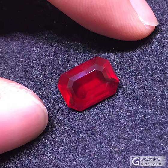 强推一颗无烧鸽血红红宝 5.17ct 货美价好[得意]_刻面宝石红宝石