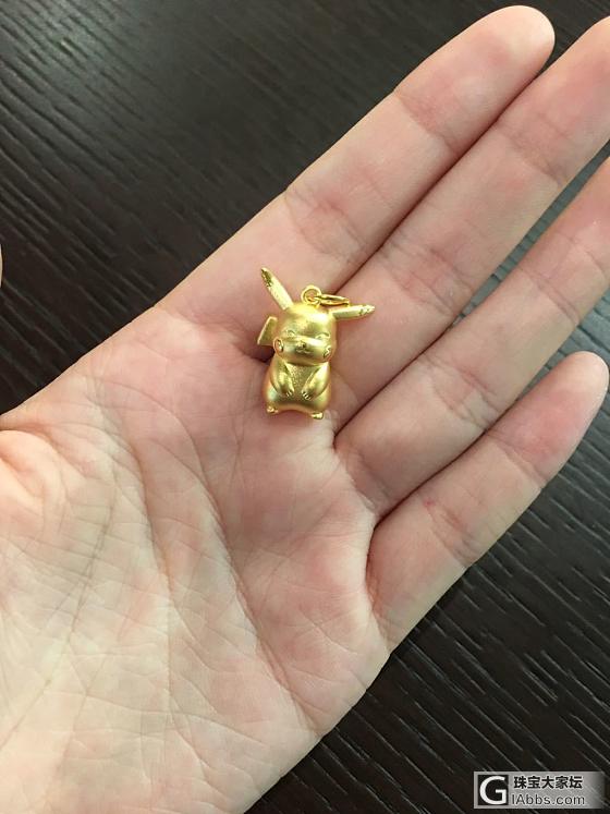 皮卡丘来啦_吊坠金