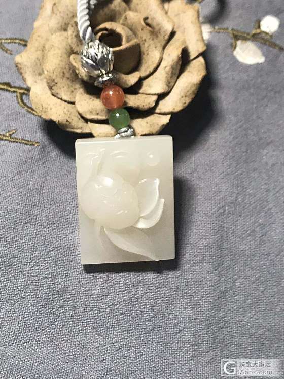 莲花牌子，特别好_玉石牌子