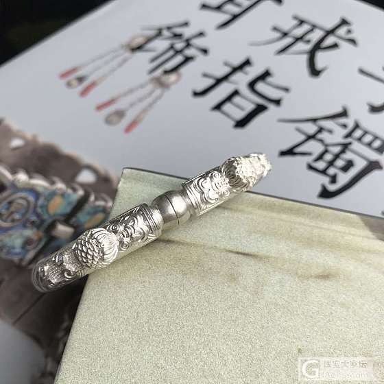 古蕴金银  绞丝双龙  终于来了_手镯银