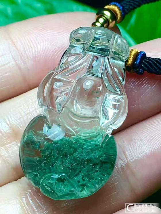 绿幽灵聚宝盆貔貅_绿幽灵吊坠