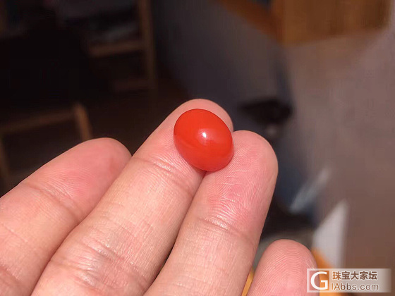 算是捡漏吧_蛋面南红