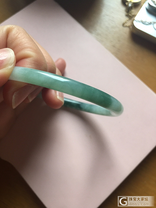 美人镯，新入手_手镯翡翠