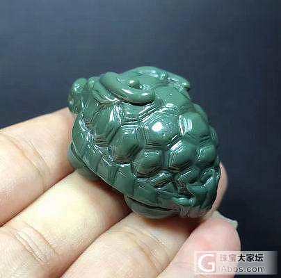 核桃静 绿玛瑙雕刻龙龟苏工 栩栩如生手把件_挂件玛瑙把玩件松石