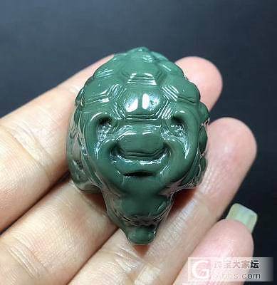 核桃静 绿玛瑙雕刻龙龟苏工 栩栩如生手把件_挂件玛瑙把玩件松石