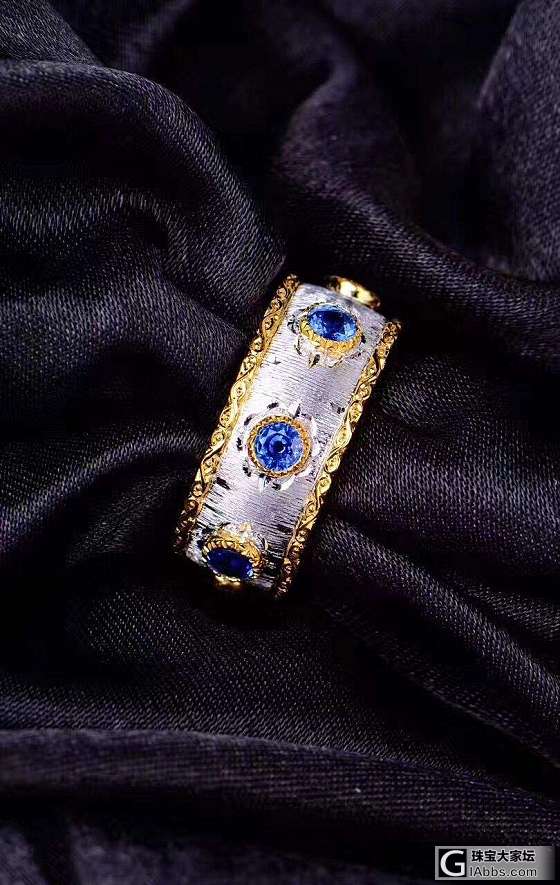 玩坏了的戒子_戒指蓝宝石