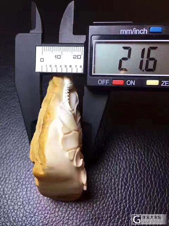 45.45克 纯天然蜜蜡白蜜俏色雕件，花开见佛一愿生西方净土中，九品莲花为父母，..._琥珀蜜蜡