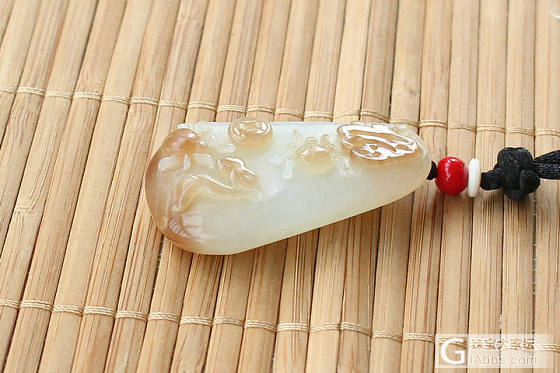 【荣毅】6月30上新：两件低价糖白玉，实惠！_挂件和田玉
