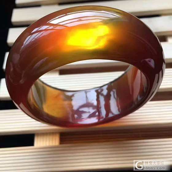 出双色美镯，金兰底，一套无杂无裂无冰片_琥珀蜜蜡