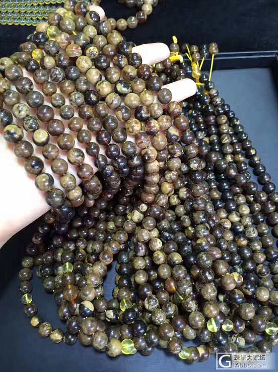 特价处理出一批根珀108珠链，纯国工正圆品质_珠串琥珀