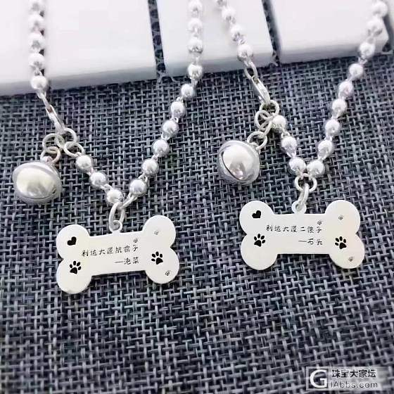 送给爱犬的礼物_项链
