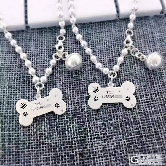 送给爱犬的礼物_项链