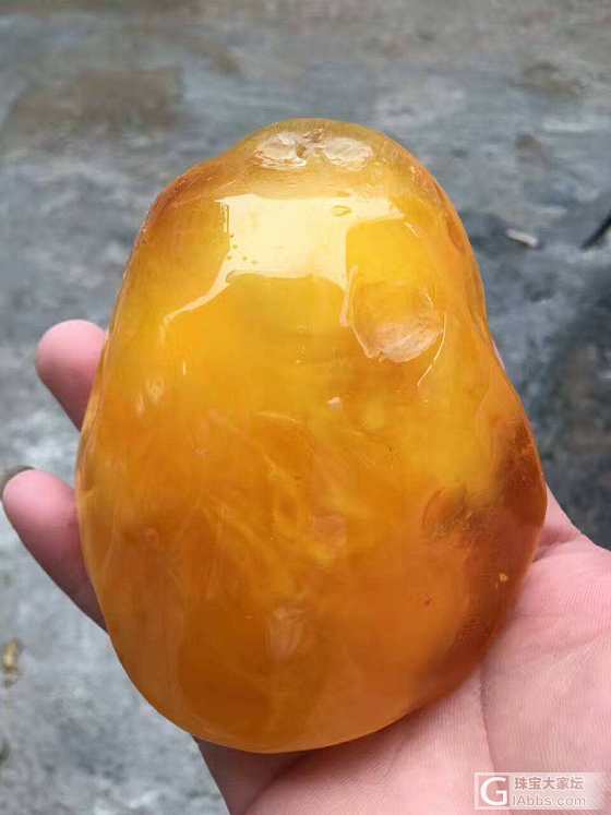 大石头_把玩件蜜蜡