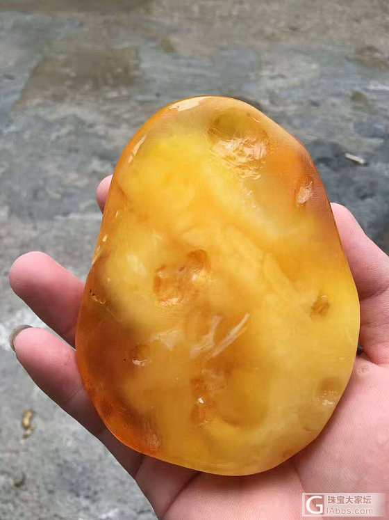 大石头_把玩件蜜蜡