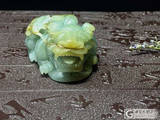 招财貔貅，手把件，喜欢的带走_翡翠