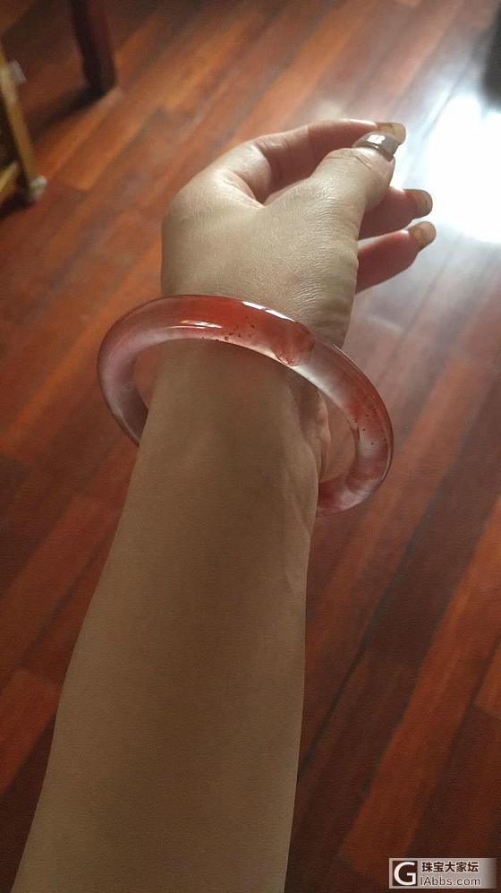 一红一绿_手镯手排天河石翡翠南红