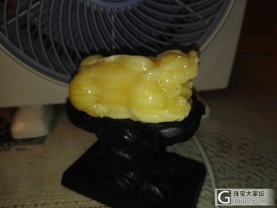 刚到手一摆件！_琥珀蜜蜡