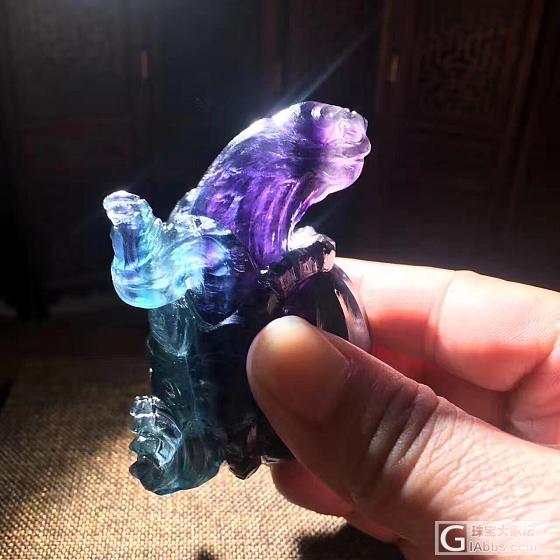七彩萤石乌龟🐢_摆件萤石