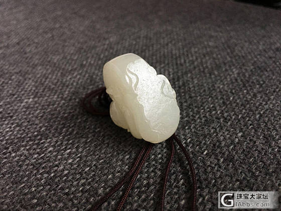 【喆熙美玉】18.5克油润童子击鼓_挂件和田玉