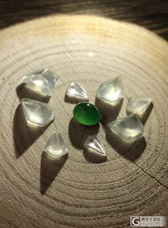 混搭_戒面翡翠