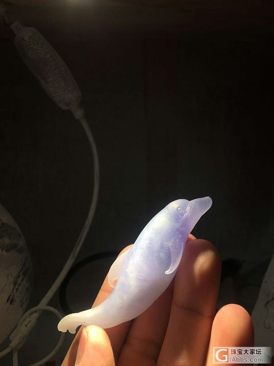 小海豚_挂件翡翠