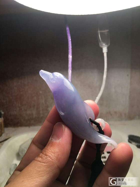 小海豚_挂件翡翠