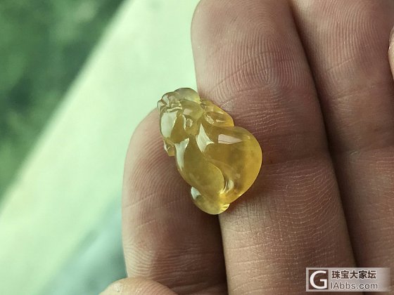 小松鼠_戒面翡翠