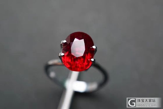 ##中颐收藏级别无烧鸽血红##  4.03ct  GRS主证_刻面宝石红宝石中颐彩色宝石