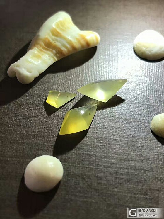 黄翡随形_戒面翡翠