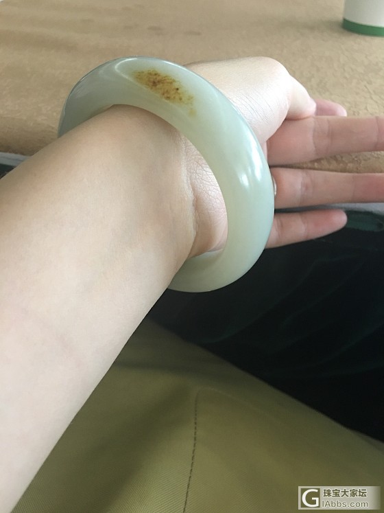 看大家都晒，忍不住凑个热闹_手镯和田玉