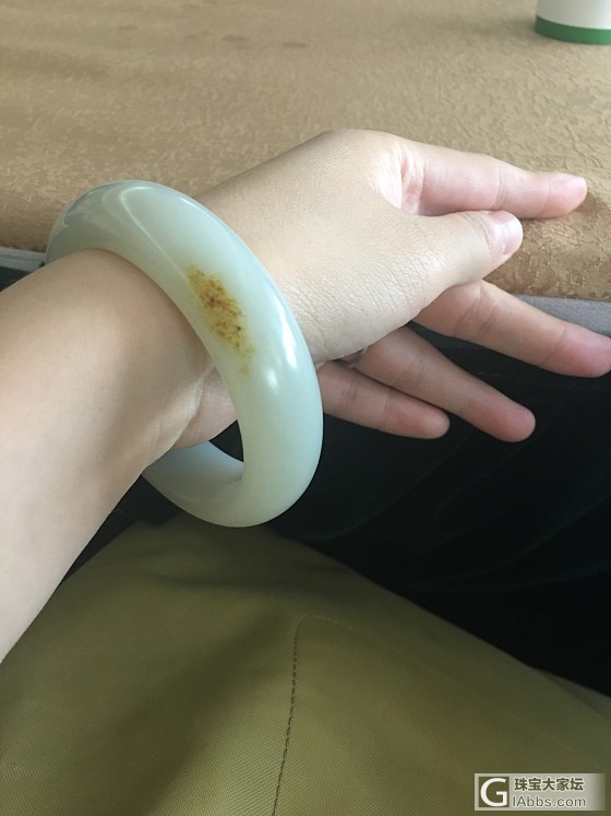 看大家都晒，忍不住凑个热闹_手镯和田玉