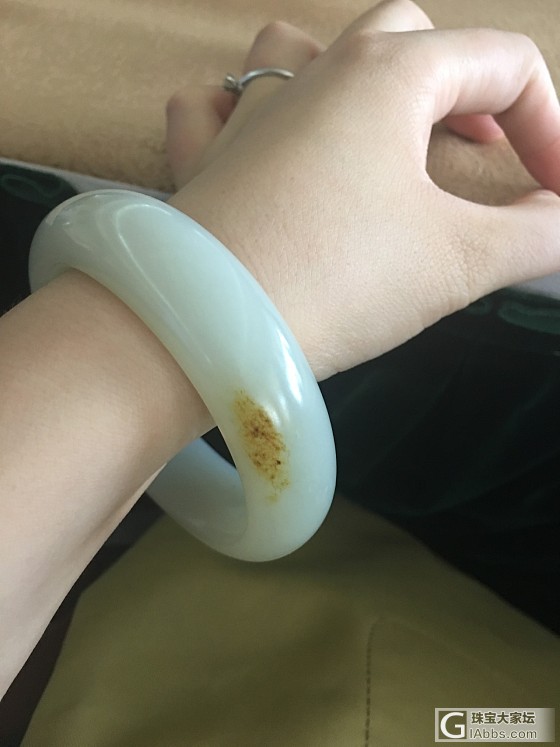 看大家都晒，忍不住凑个热闹_手镯和田玉
