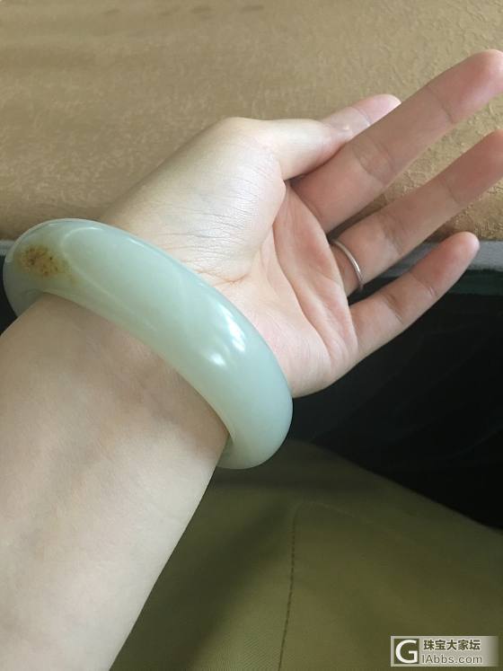 看大家都晒，忍不住凑个热闹_手镯和田玉