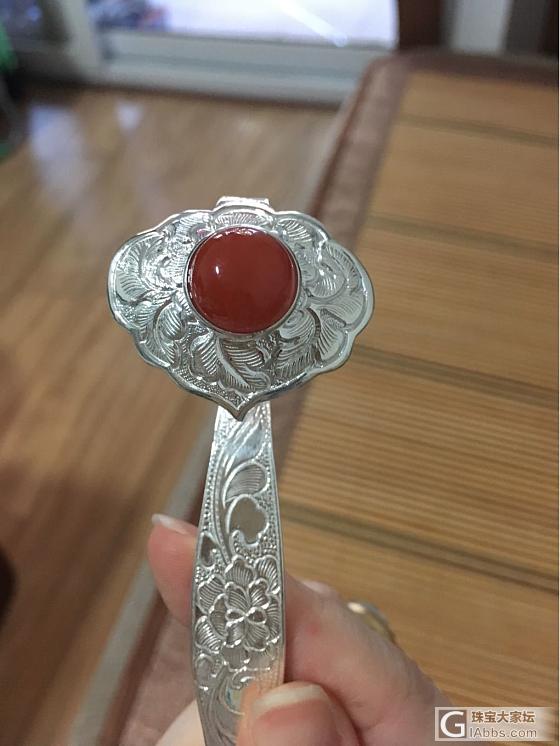 如意如意，随我心意，快快显灵_南红把玩件银