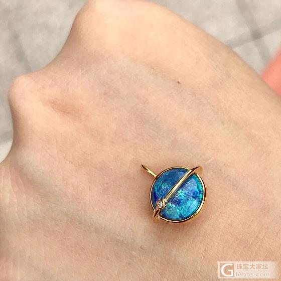 欧泊的小星球吊坠_吊坠欧泊