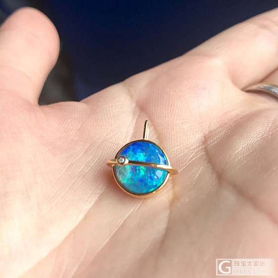 欧泊的小星球吊坠_吊坠欧泊