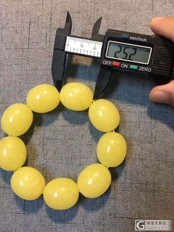 61.8克，全蜜蜡枣珠子手串，完美品质，同一块料子，颜色匀称，蜜蜡超实，难得的精..._文玩