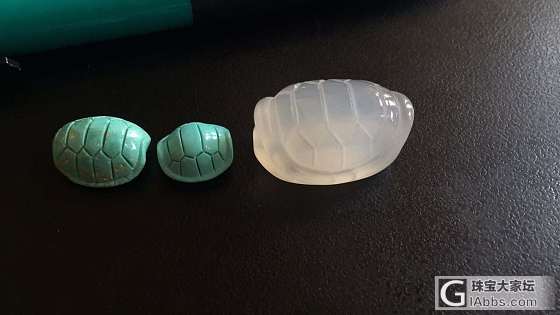 比想象的小一点。做背云合适吗？_戒面松石