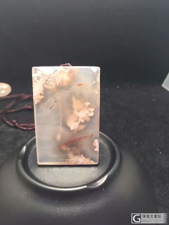 樱花玛瑙_吊坠玛瑙