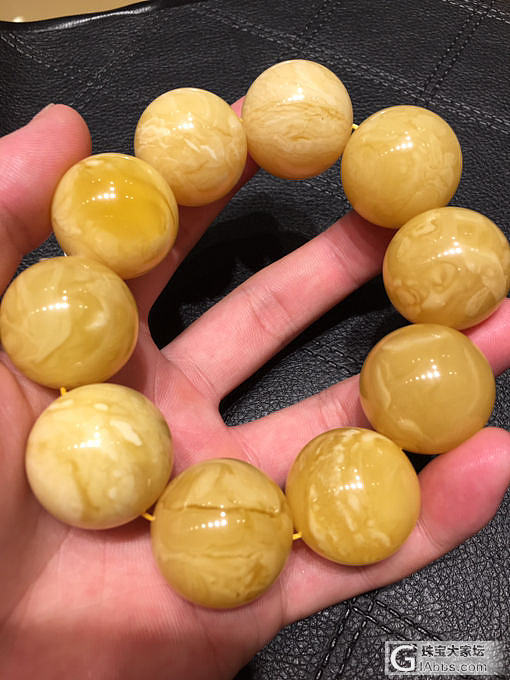 26➕，精品俄料手串，蜡质浓郁，漂亮，101克，土豪来[色]_蜜蜡珠串