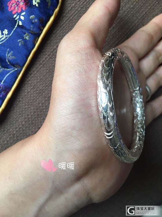 高古龙凤秀一帖_手镯银
