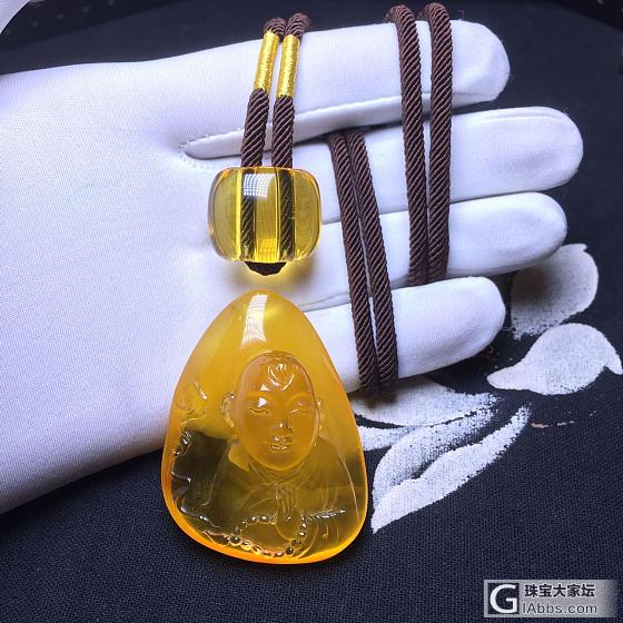 【束绳】一边玩，一变戴，自己喜欢就好！_琥珀蜜蜡