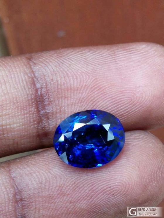 【求高手指点】5.02克拉，皇家蓝，4万人民币，值得入吗？_刻面宝石蓝宝石