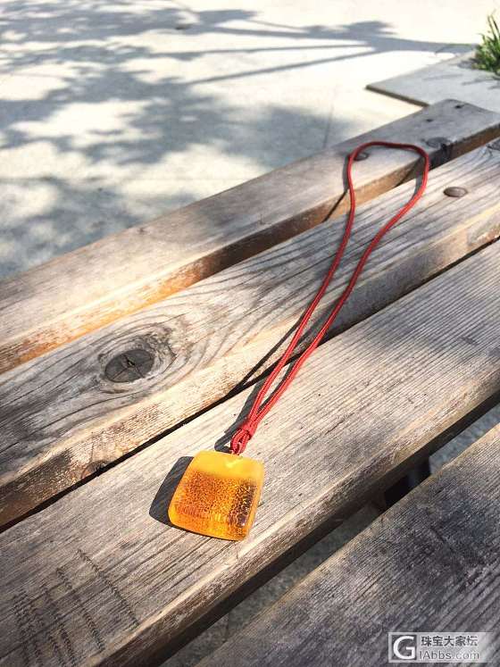 难得一件的蜜蜡牌子非常工整_蜜蜡牌子