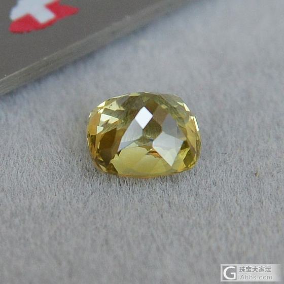 1.58ct 坦桑尼亚 金绿色 天然 枕形 方形 方枕 金绿宝石 戒指_刻面宝石金绿宝石