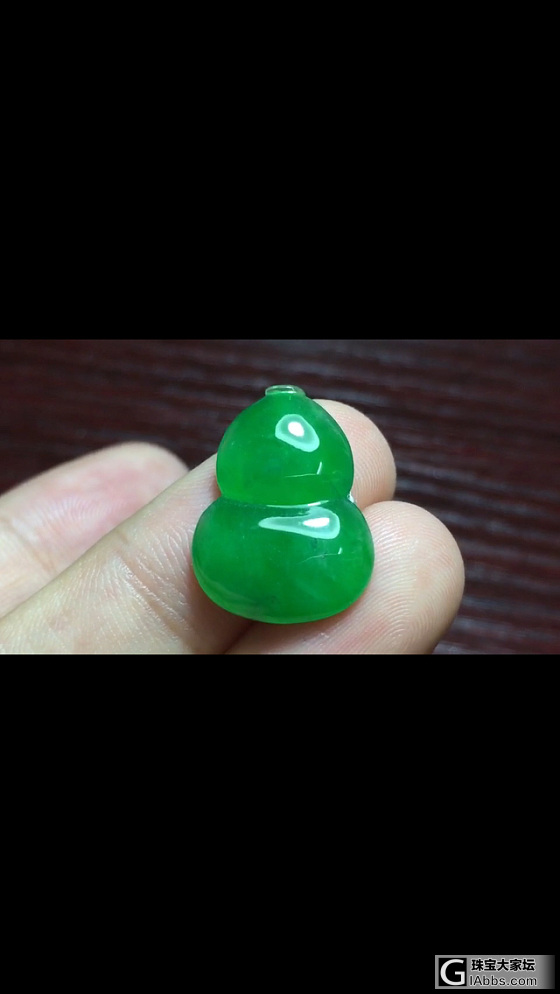 色好，种好的葫芦比较大的难找_戒面翡翠