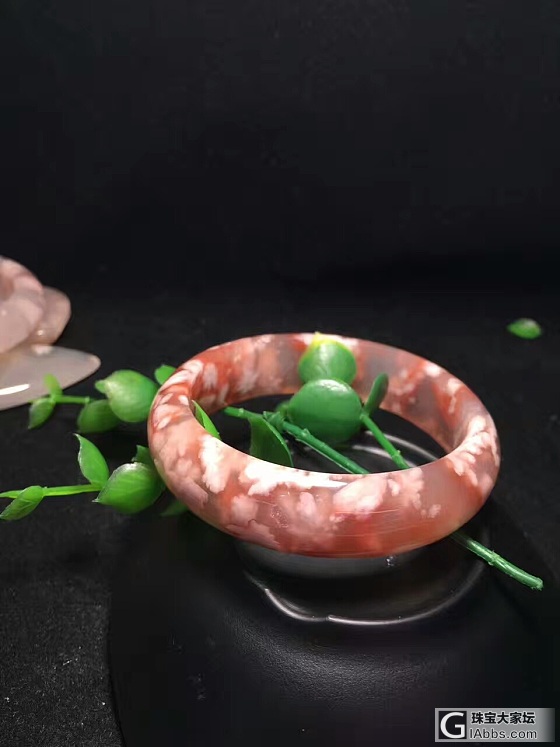 樱花玛瑙手镯_手镯玛瑙