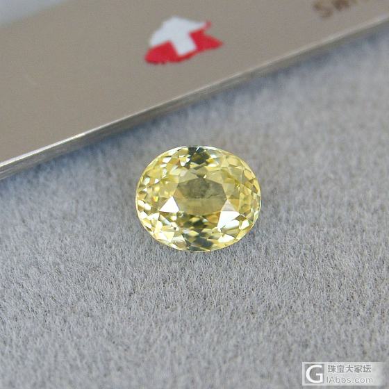 1.33ct 坦桑尼亚 金绿色 黄色 椭圆 天然 锆石 戒指 镶嵌定制_刻面宝石锆石