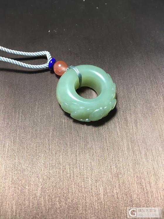 牡丹花圈_挂件和田玉